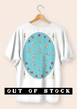 Surya Namaskar T-shirt (white)
