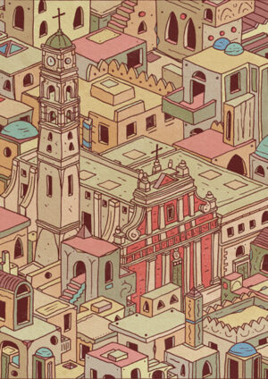 Rooftops - Two (St. P. Church)