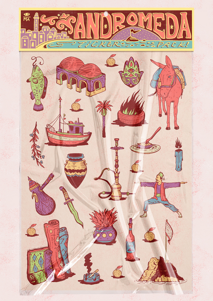 Stickers pack - Jaffa flash - Color Wash