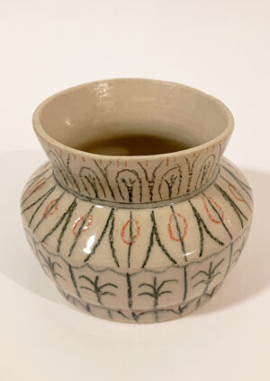 Ceramic "M Vase" - Arc Illustration