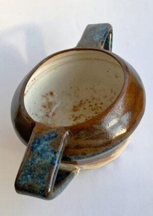 Ceramic "M Vase" - Deep Blue Glaze