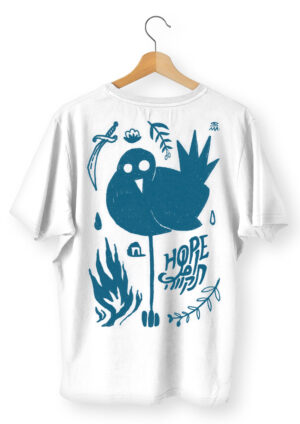 Hope T-shirt - Blue - (White Shirt)