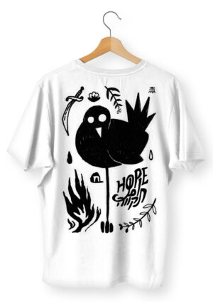 Hope T-shirt - Black - (White Shirt)