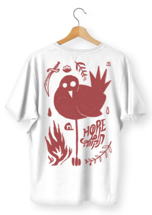 Hope T-shirt - Red - (White Shirt)