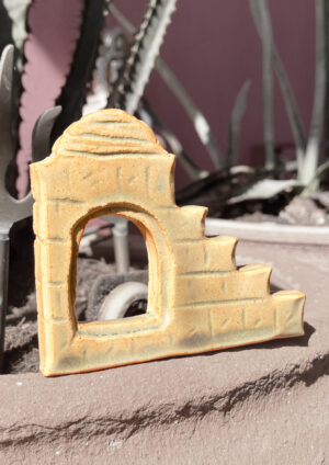 Ceramic Yellow Stairs Decoration