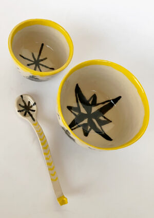 Yellow Sailing Set - Bowl + Cup + Spoon